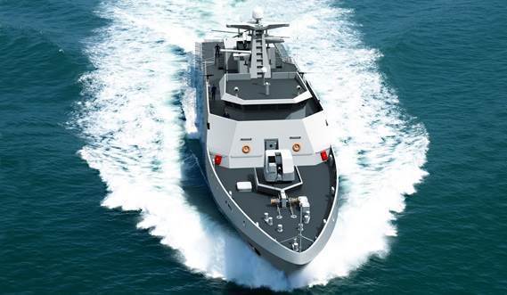 Tunisian Navy Damen MSOPV 1400 Offshore Patrol Boat Syphax (611)