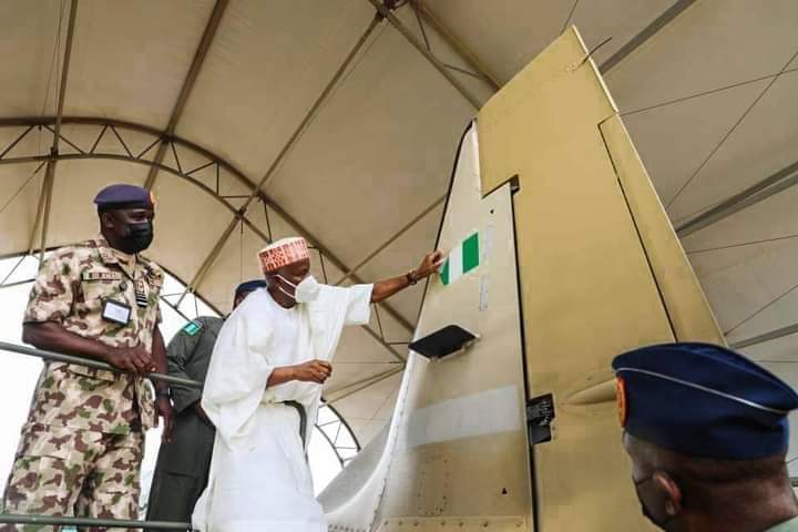 Nigerian Air Force Super Tucano arrives home